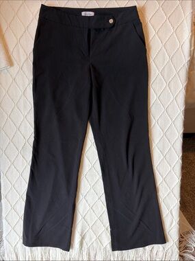 Calvin Klein Black Womens Stretch Dress Pants